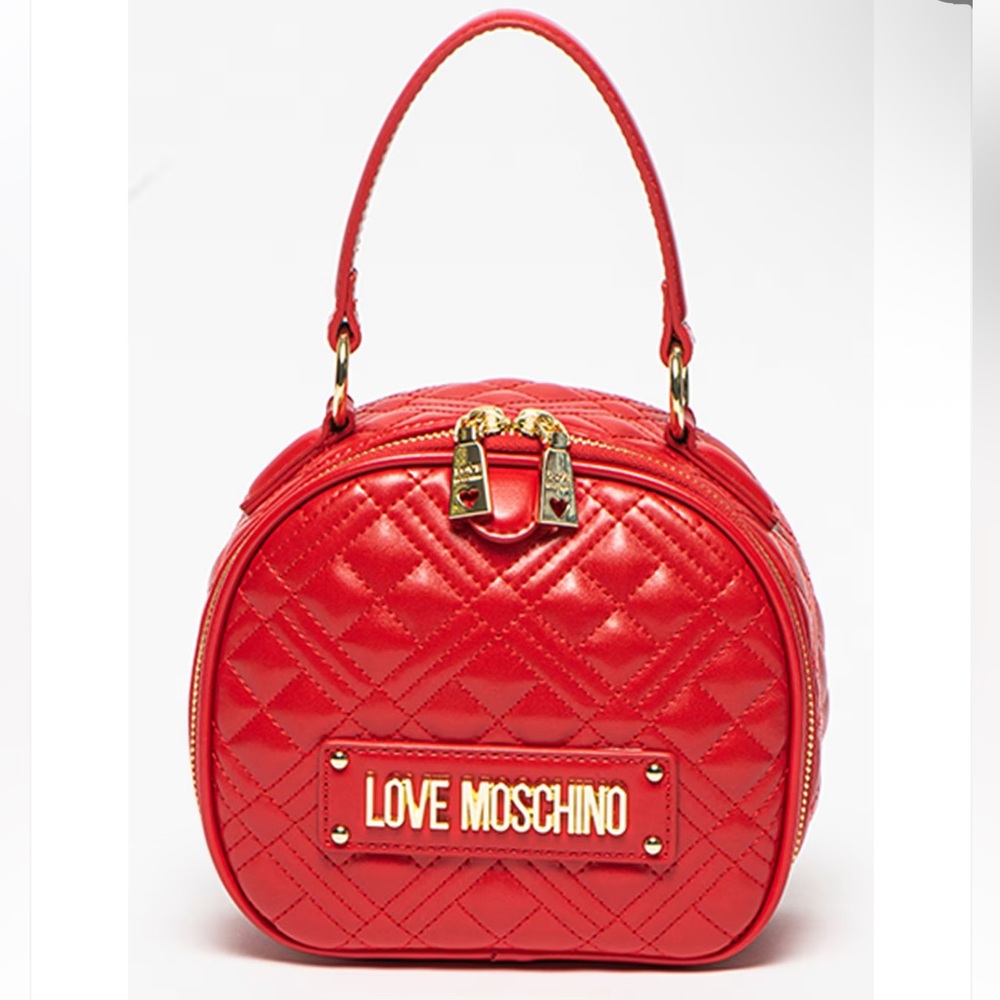 Love Moschino Red Mini Quilted Bag